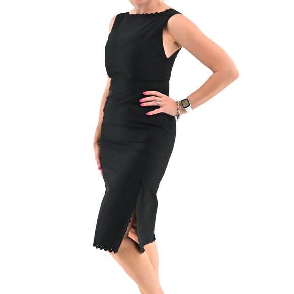 Valentino Dresses & Skirts - VALENTINO Diamond Edge Eyelet Pencil Dress #AS3